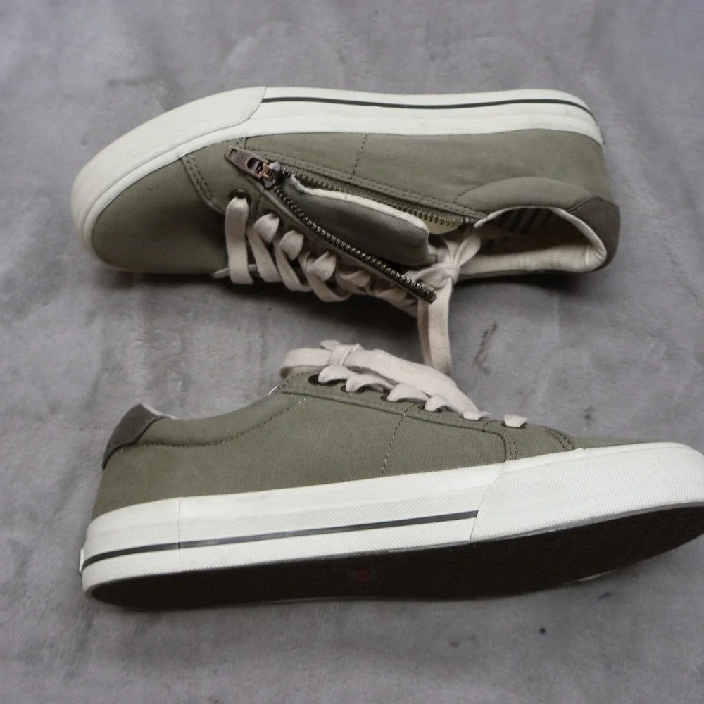 Taos Footwear Olive Green and Cream Women's Sneakers